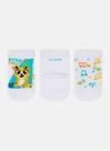 Kit com 3 Meias Bebê Menino Cachorro e um Lisa - Puket