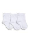Kit com 3 Meias Bebê Unissex Lisa Variante 1 15 a 22 Kit com 3 Meias Bebê Unissex Lisa Variante 1 15 a 22