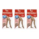 Kit com 3 Meias-calça Kendall Média compressão - 1631