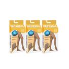 Kit com 3 Meias-Calças Sem Ponteira Kendall 1891 Alta Compressão (20-30 mmHg)