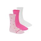 Kit com 3 Meias Infantil Menina Molekinha Ref.2799.1
