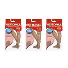 Kit com 3 Meias Kendall 3/4 média compressão 1671 Pretas