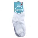 Kit Com 3 Meias Para Bebê Selene Macia E Confortável Lisa Em Algodão Elastano 1355 001 997 Branco Kit Com 3 Meias Para Bebê Selene Macia E Confortável Lisa Em Algodão Elastano 1355 001 997 Branco