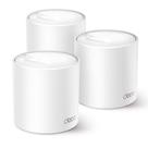 Kit Com 3 Mesh Roteador TPLink DECO X50 AX3000 Dual Band 2,4GHz 5GHz