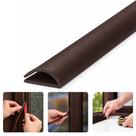 Kit Com 3 Metros Veda Fresta PVC Flexível Protetor Poeira Insetos Ruídos Adesivo Ultra Resistente