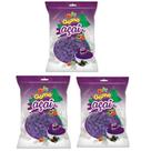 Kit com 3 Pacotes de Bala Gominha Original Açaí Aniversários