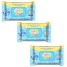 Kit Com 3 Pacotes Toalhas Umedecidas Baby Club Ultra Care Lenços 300 Unidades