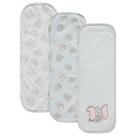 Kit com 3 Paninhos de Boca Disney em Algodão Mickey e Dumbo Kit com 3 Paninhos de Boca Disney em Algodão Mickey e Dumbo