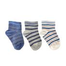 Kit com 3 pares de Meia bebê menino Lupo