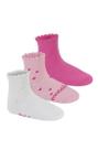 Kit Com 3 Pares de Meia Cano Curto