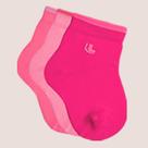 Kit Com 3 Pares De Meias Lupo De Algodão Cotton Infantil Baby Masculina e Feminina Com Punho Soft