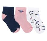 Kit Com 3 Pares De Meias MENINAS Infantojuvenil