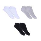Kit com 3 Pares de Meias Soquete Cano Curto Algodão Veste 38 a 43
