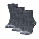 Kit Com 3 Pares De Meias Trekking Coolmax Esportiva Sport Modelo Cano Longo Selene