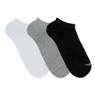 Kit Com 3 Pares Meias De Sapatilha Invisível Mash Em Algodão Modelo Unissex