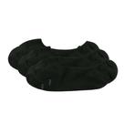 Kit com 3 Pares Meias Sapatilhas Preto