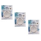 Kit com 3 Peças Ralo Grelha Abre e Fecha em Aço Inox Premium da Flvx Hidro 10cm x 10cm RAF10