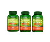 Kit com 3 Picolinato De Cromo 250mcg C/60 Cáps - Herbamed sabor:sem sabor