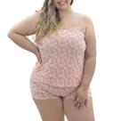 Kit com 3 Pijamas Plus Size Femininos de Verão Short Doll Valeria