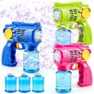 Kit com 3 Pistolas de Bolhas de Sabão TOY Life para Crianças - Inclui Soluções