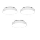 Kit com 3 Plafons para 3 Lâmpadas Redondo 36cm 7652 Jd Molina