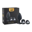 Kit com 3 Plug Anal formato de coração - INTT