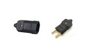 Kit Com 3 Plug Tomada Fêmea E Macho 2 Pinos 20a Margirius