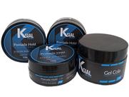 Kit com 3 Pomadas Hold + Gel Cola