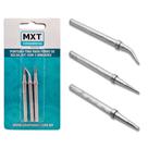 Kit Com 3 Ponteiras Ponta Fina Para Ferro De Solda
