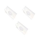 Kit com 3 Porta Lenços Umedecidos Recarregáveis Xinjincang, Branco, Portátil