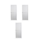 Kit com 3 Portas de Alumínio Laminada 210x70cm Soft Plus MGM Branco Kit com 3 Portas de Alumínio Laminada 210x70cm Soft Plus MGM Branco