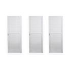 Kit com 3 Portas de Alumínio Laminada 210x80cm Soft Plus MGM Branco Kit com 3 Portas de Alumínio Laminada 210x80cm Soft Plus MGM Branco