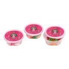 Kit com 3 potes Plásticos kids 210ml