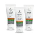 Kit com 3 Protetor Solar Facial Episol Sec OC FPS60 60ml