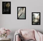 Kit com 3 Quadros Decorativos de Parede Sala Quarto Abstrato Frases 20x30cm Kit com 3 Quadros Decorativos de Parede Sala Quarto Abstrato Frases 20x30cm