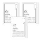 Kit com 3 Refil para Calendário de Mesa 2026 Redoma MOD 501 Kit com 3 Refil para Calendário de Mesa 2026 Redoma MOD 501