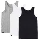 Kit com 3 Regatas Básicas Masculinas Academia Estilo Dia a Dia