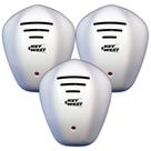 Kit com 3 Repelentes Eletrônicos de Pernilongos, Ratos e Morcegos Bivolt 6954 DNI Kit com 3 Repelentes Eletrônicos de Pernilongos, Ratos e Morcegos Bivolt 6954 DNI