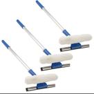 kit com 3 Rodos Bralimpia Limpa Vidro 25cm Com Cabo De 50cm kit com 3 Rodos Bralimpia Limpa Vidro 25cm Com Cabo De 50cm