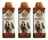 Kit Com 3 Shampoo Procanine Good Horse Com Vitamina A 700 Ml