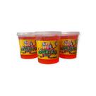 Kit Com 3 Slime Vermelho Kimeleka Acrilex 180g Art Kids