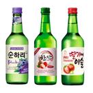 Kit com 3 Soju Bebida Coreana Blueberry, Lichia e Morango 360ml Kit com 3 Soju Bebida Coreana Blueberry, Lichia e Morango 360ml