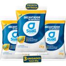 Kit com 3 Sulfato de Alumínio Clarificante Decantador De Impurezas Produtos De Piscina Suall