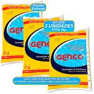 Kit com 3 Sulfato de Alumínio Genco Decanta e Clarifica Água de Piscinas