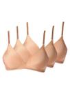 Kit com 3 Sutiã sem Aro com Bojo Paraíso Demillus 63476