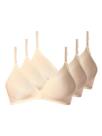 Kit com 3 Sutiã sem Aro com Bojo Paraíso Demillus 63476 Kit com 3 Sutiã sem Aro com Bojo Paraíso Demillus 63476