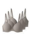 Kit com 3 Sutiãs com Aro e Bojo Liz 51381 Taça B Kit com 3 Sutiãs com Aro e Bojo Liz 51381 Taça B