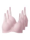Kit com 3 Sutiãs com Aro e Bojo Push Up Liz 51805 Taça B