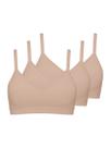 Kit com 3 Sutiãs sem Aro com Bojo Liz 51710 Taça B Kit com 3 Sutiãs sem Aro com Bojo Liz 51710 Taça B