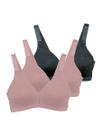 Kit com 3 Sutiãs sem Aro e sem Bojo Olimpo Demillus 61019